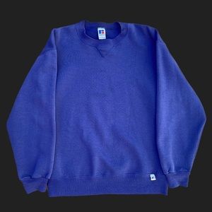 Vintage Sunfaded Russell purple crewneck sweater